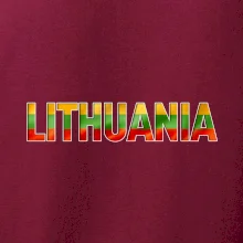 Lithuania - nápis vlajka