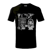 Geodet teodolit dron