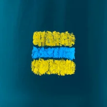 Turistická Cyklo značka - žluto modrá