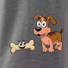 Parové triko - Pes a kost