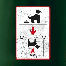 Tričko pro odpůrce sraní na chodníku