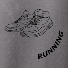 Running nápis šikmo