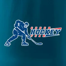 Czech hockey team - hokejista + nápis - Mistrovství světa v ledním hokeji 2025