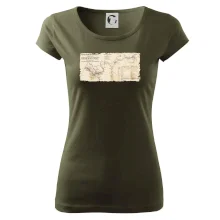 Mapa Báňské dráhy z Moravské Ostravy do Doubravy