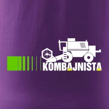 Kombajnista zelená a žlutá