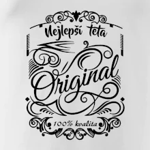 Vintage nejlepší teta 100% kvalita