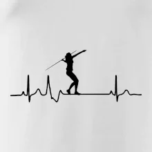 EKG hod oštěpem žena