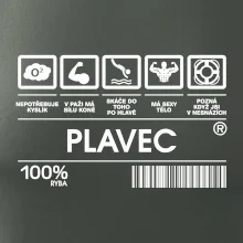 Čárový kód  - Plavec/plavkyně
