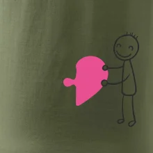 Párová trička puzzle postavička