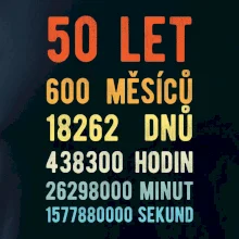 Narozeniny 50 přepočet času