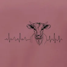 EKG křivka kráva