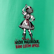 Streetart - Večer malérečka, ráno léčím opicu