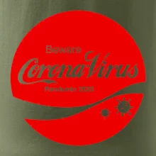 Corona virus pandemic logo