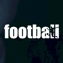 Football nápis