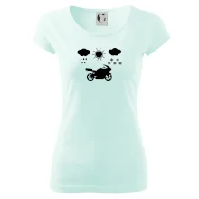 Motorkář za každého počasí - silnice