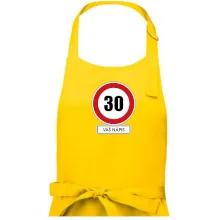 Dopravní značka - rychlost 30 - váš nápis