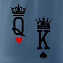 King & Queen logo na prso