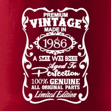 Vintage Etiketa - 1986