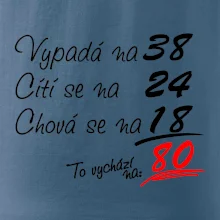Vypadá, cítí se, chová se - 80 let