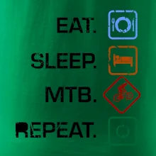 Eat sleep MTB repeat