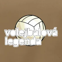 Volejbalová legenda - bílé písmo
