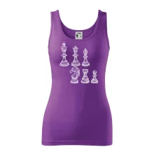 Šachové figurky kreslené