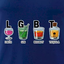 LGBT -  Likér, Gin, Brandy, Tequila