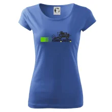 Kombajnista zelená a žlutá