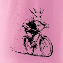 Drsný kozel na kole