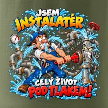 Instalatér celý život pod tlakem komiks