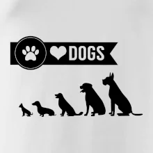 I love dogs - tlapka