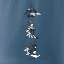 Aikidó maskáčový nápis