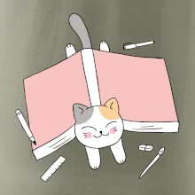 Učení na státnice kočka