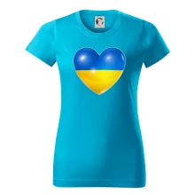 Ukrajina srdce vlajka