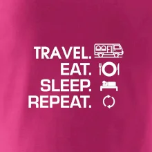 Eat sleep travel - Van