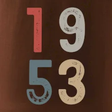 Vintage číslice 1953