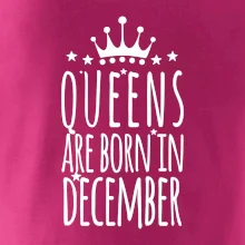 Queens are born in December