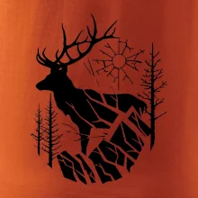 Jelen v lese křivky