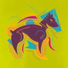 Pes abstrakce hubený