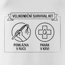 Velikonoční survival kit Pomlázka v ruce, panák v krvi
