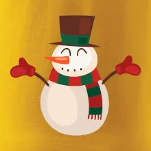 Vánoční sněhulák