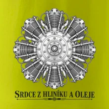Srdce z hliníku a oleje