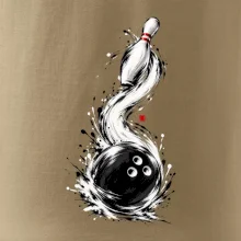 Bowling japonská štětcová malba