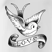 Love holubice - kreslená