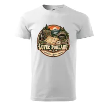 Lovec pokladů vintage horský odznak