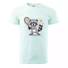 Mýval hraje tenis kreslený