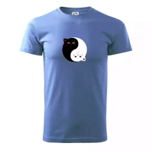 Kočky jin jang barevné