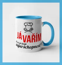 Já vařím - tvoje superschopnost? rovný nápis