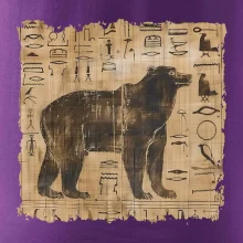 Egyptské hieroglyfy medvěd