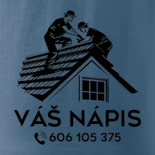 Tričko pro pokrývače - Dva dělníci